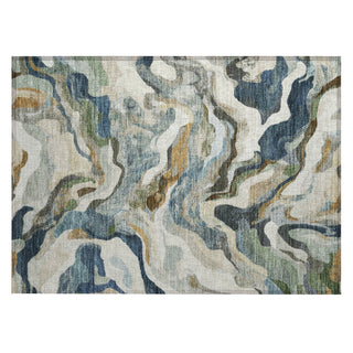 Piper Looms Chantille Modern ACN2162 Denim Machine Washable Area Rug Scatter Main Image