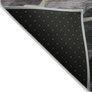 Piper Looms Chantille Modern ACN2162 Granite Machine Washable Area Rug Backing Image