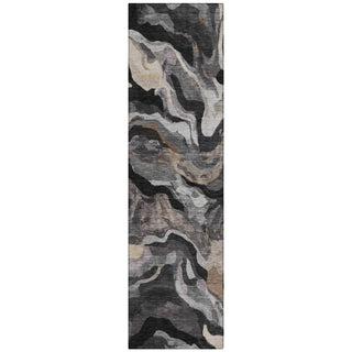 Piper Looms Chantille Modern ACN2162 Granite Machine Washable Area Rug Runner Main Image