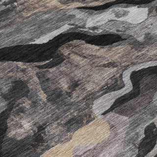 Piper Looms Chantille Modern ACN2162 Granite Machine Washable Area Rug Swatch Image