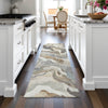 Piper Looms Chantille Modern ACN2162 Khaki Machine Washable Area Rug Runner Lifestyle Image Feature