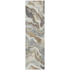 Piper Looms Chantille Modern ACN2162 Khaki Machine Washable Area Rug Runner Main Image