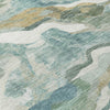 Piper Looms Chantille Modern ACN2162 Teal Machine Washable Area Rug Swatch Image