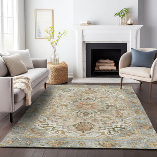 Piper Looms Chantille Global ACN2163 Beige Machine Washable Area Rug Lifestyle Image Feature