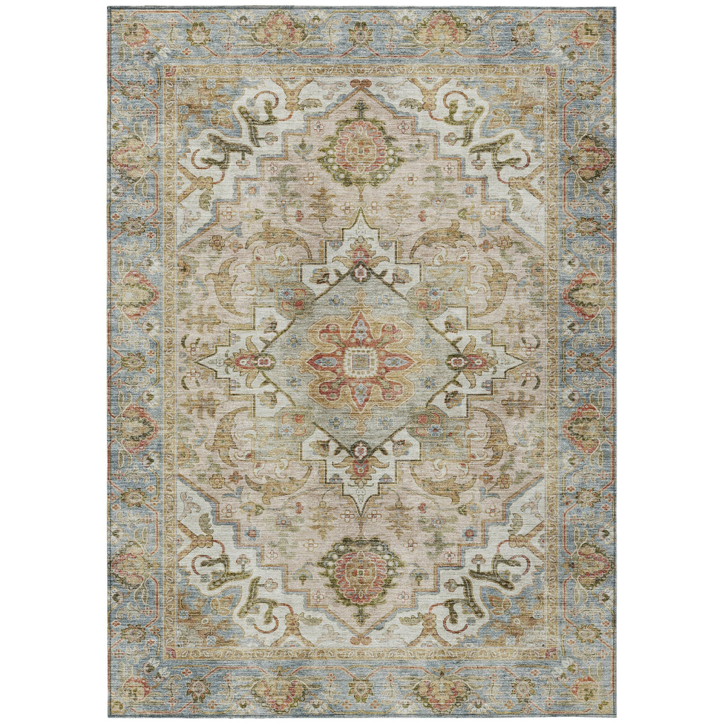 Piper Looms Chantille Global ACN2163 Beige Machine Washable Area Rug main image