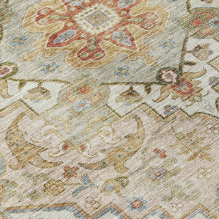 Piper Looms Chantille Global ACN2163 Beige Machine Washable Area Rug Swatch Image