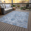 Piper Looms Chantille Global ACN2163 Blue Machine Washable Area Rug Outdoor Lifestyle Image Feature