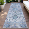 Piper Looms Chantille Global ACN2163 Blue Machine Washable Area Rug Runner Outdoor Lifestyle Image Feature
