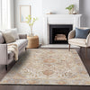 Piper Looms Chantille Global ACN2163 Coral Machine Washable Area Rug Lifestyle Image Feature
