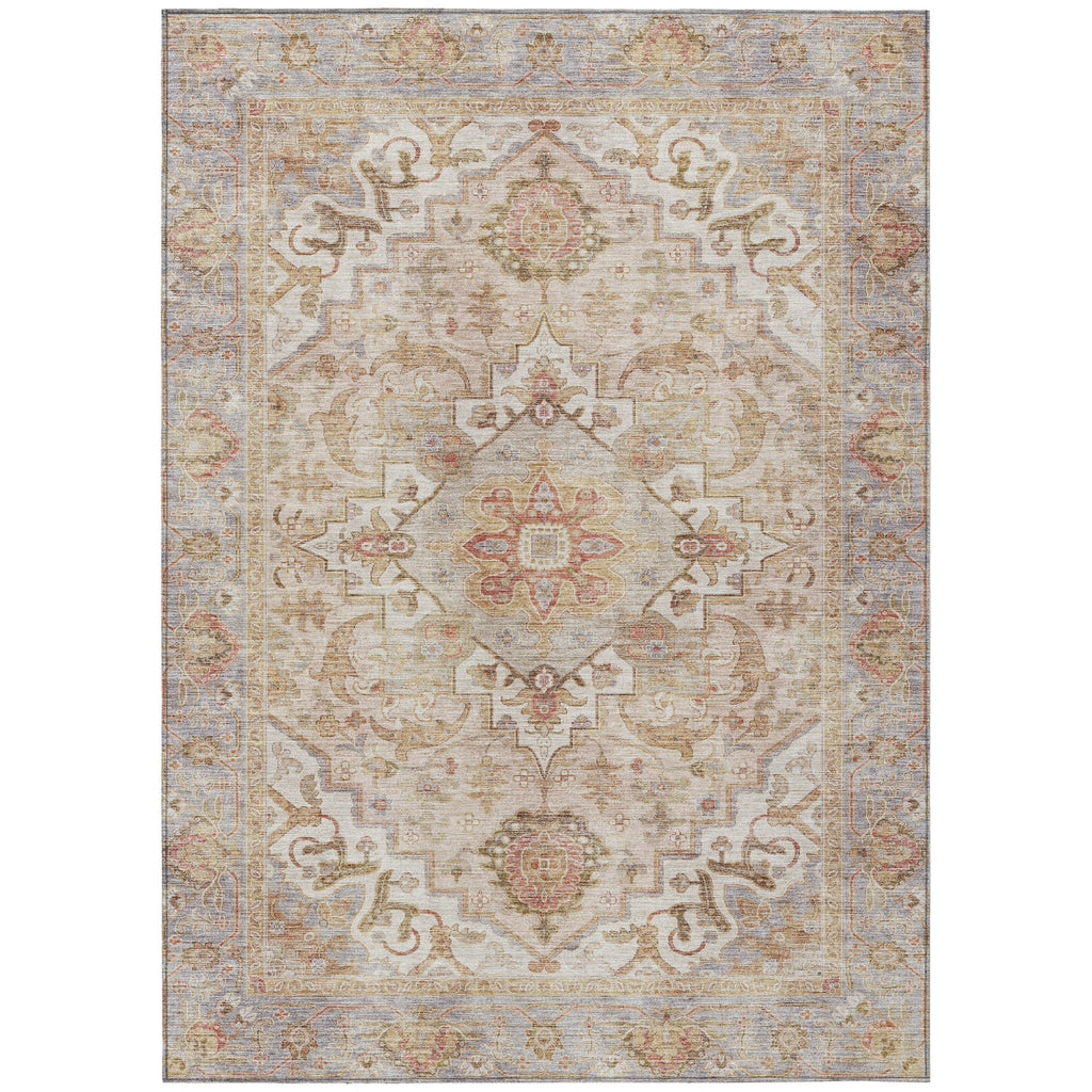 Piper Looms Chantille Global ACN2163 Coral Machine Washable Area Rug main image