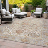 Piper Looms Chantille Global ACN2163 Coral Machine Washable Area Rug Outdoor Lifestyle Image Feature