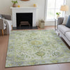 Piper Looms Chantille Global ACN2163 Green Machine Washable Area Rug Lifestyle Image Feature