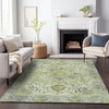 Piper Looms Chantille Global ACN2163 Green Machine Washable Area Rug Lifestyle Image Feature