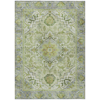 Piper Looms Chantille Global ACN2163 Green Machine Washable Area Rug main image