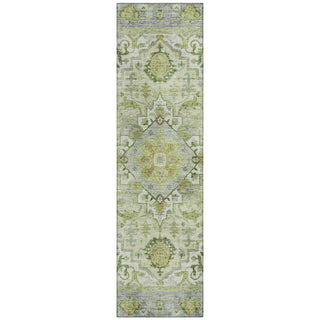 Piper Looms Chantille Global ACN2163 Green Machine Washable Area Rug Runner Main Image