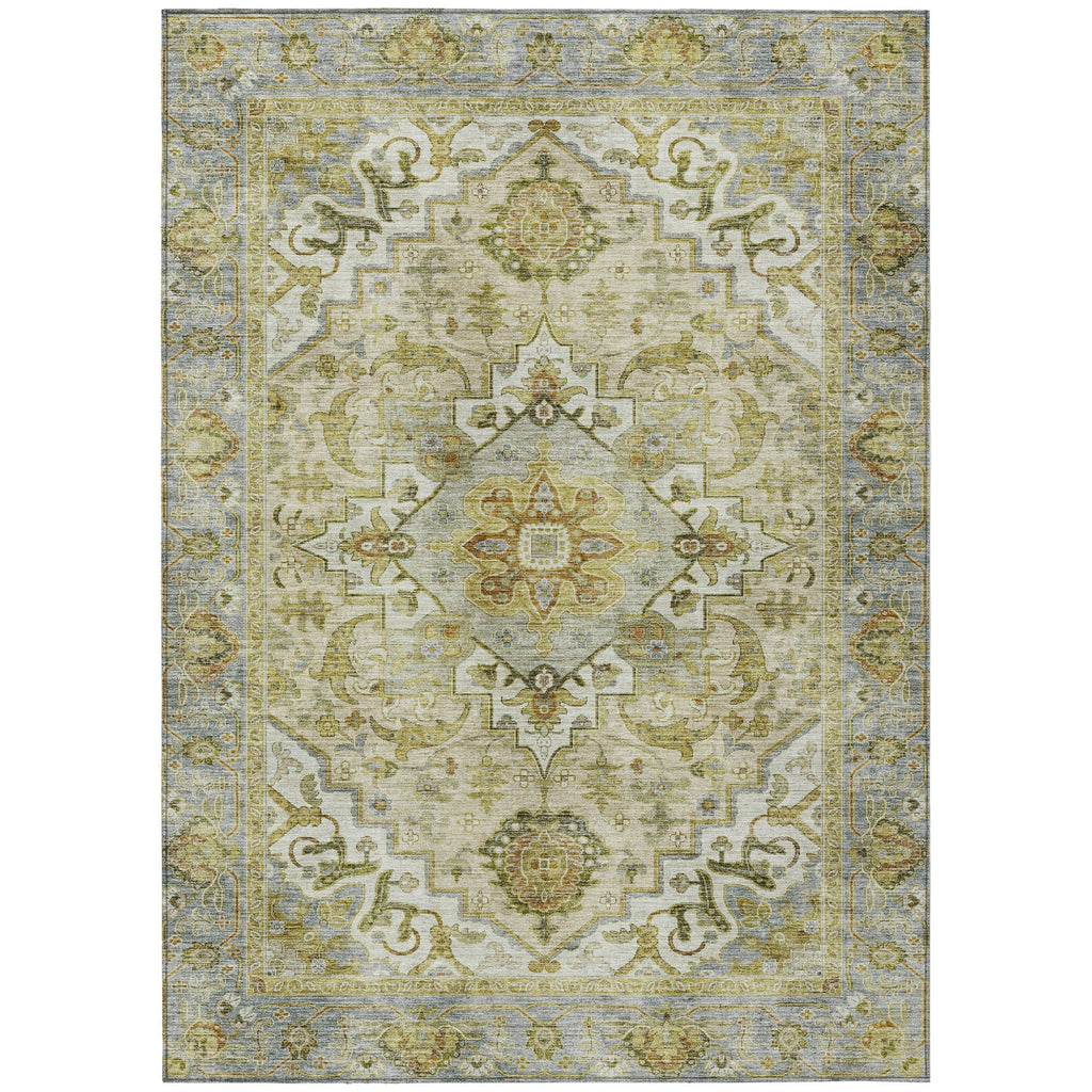 Piper Looms Chantille Global ACN2163 Khaki Machine Washable Area Rug main image