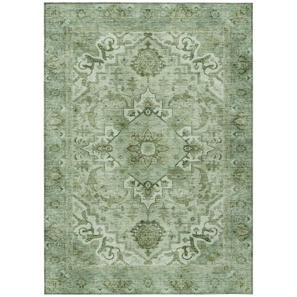 Piper Looms Chantille Global ACN2164 Aloe Machine Washable Area Rug main image
