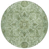 Piper Looms Chantille Global ACN2164 Aloe Machine Washable Area Rug Round Main Image