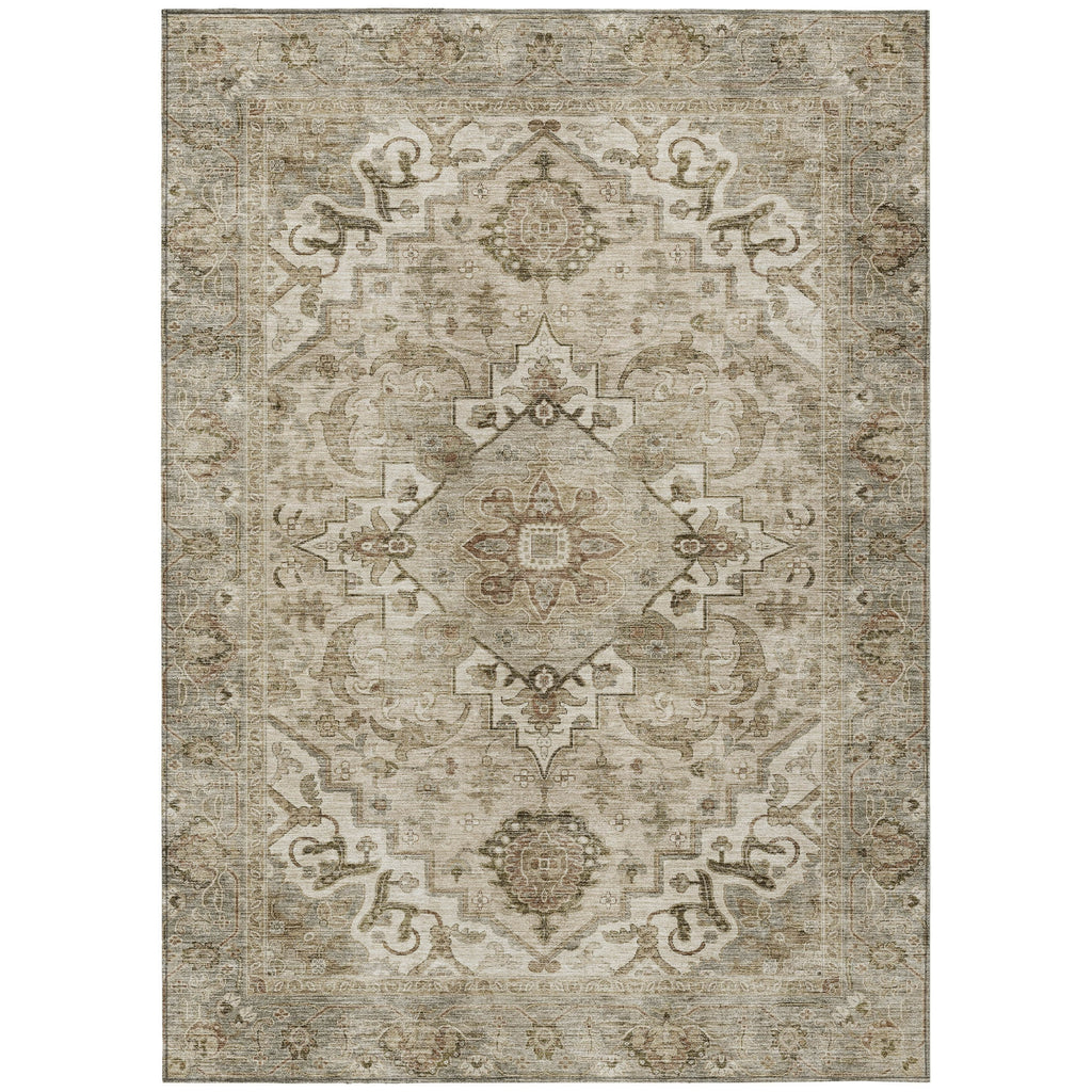 Piper Looms Chantille Global ACN2164 Beige Machine Washable Area Rug main image