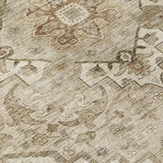 Piper Looms Chantille Global ACN2164 Beige Machine Washable Area Rug Swatch Image