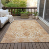 Piper Looms Chantille Global ACN2164 Copper Machine Washable Area Rug Outdoor Lifestyle Image Feature