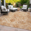 Piper Looms Chantille Global ACN2164 Copper Machine Washable Area Rug Outdoor Lifestyle Image Feature