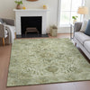 Piper Looms Chantille Global ACN2164 Sage Machine Washable Area Rug Lifestyle Image Feature