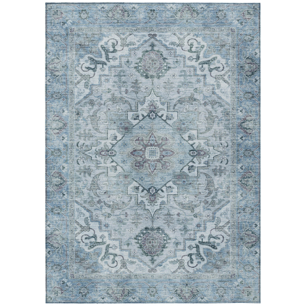 Piper Looms Chantille Global ACN2164 Sky Machine Washable Area Rug main image