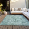 Piper Looms Chantille Global ACN2164 Teal Machine Washable Area Rug Outdoor Lifestyle Image Feature