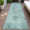 Piper Looms Chantille Global ACN2164 Teal Machine Washable Area Rug Runner Outdoor Lifestyle Image Feature