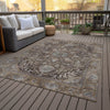 Piper Looms Chantille Global ACN2165 Brown Machine Washable Area Rug Outdoor Lifestyle Image Feature
