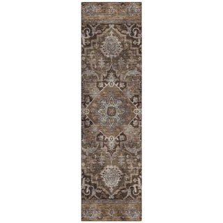 Piper Looms Chantille Global ACN2165 Brown Machine Washable Area Rug Runner Main Image