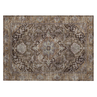 Piper Looms Chantille Global ACN2165 Brown Machine Washable Area Rug Scatter Main Image