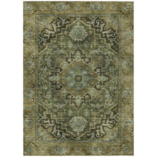 Piper Looms Chantille Global ACN2165 Olive Machine Washable Area Rug main image