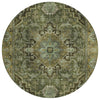Piper Looms Chantille Global ACN2165 Olive Machine Washable Area Rug Round Main Image