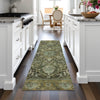 Piper Looms Chantille Global ACN2165 Olive Machine Washable Area Rug Runner Lifestyle Image Feature