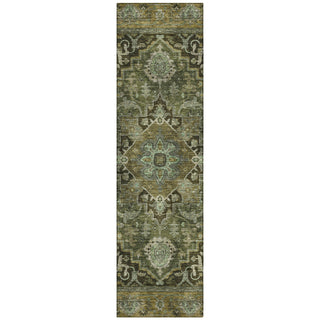 Piper Looms Chantille Global ACN2165 Olive Machine Washable Area Rug Runner Main Image