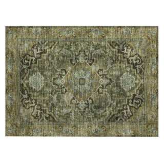 Piper Looms Chantille Global ACN2165 Olive Machine Washable Area Rug Scatter Main Image