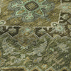 Piper Looms Chantille Global ACN2165 Olive Machine Washable Area Rug Swatch Image