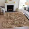 Piper Looms Chantille Global ACN2165 Terracotta Machine Washable Area Rug Lifestyle Image Feature