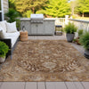 Piper Looms Chantille Global ACN2165 Terracotta Machine Washable Area Rug Outdoor Lifestyle Image Feature