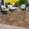 Piper Looms Chantille Global ACN2165 Terracotta Machine Washable Area Rug Outdoor Lifestyle Image Feature