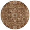 Piper Looms Chantille Global ACN2165 Terracotta Machine Washable Area Rug Round Main Image