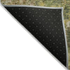 Piper Looms Chantille Abstract ACN2166 Aloe Machine Washable Area Rug Backing Image