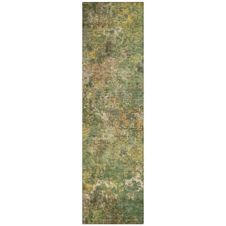 Piper Looms Chantille Abstract ACN2166 Aloe Machine Washable Area Rug Runner Main Image