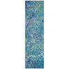 Piper Looms Chantille Abstract ACN2166 Blue Machine Washable Area Rug Runner Main Image