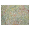 Piper Looms Chantille Abstract ACN2166 Green Machine Washable Area Rug Scatter Main Image
