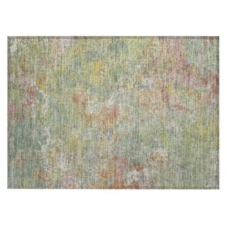 Piper Looms Chantille Abstract ACN2166 Green Machine Washable Area Rug Scatter Main Image