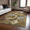 Piper Looms Chantille Geometric ACN2167 Brown Machine Washable Area Rug Lifestyle Image Feature