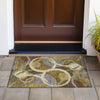 Piper Looms Chantille Geometric ACN2167 Brown Machine Washable Area Rug Scatter Outdoor Lifestyle Image Feature